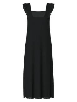 PCFLORA STRAP FLOUNCE DRESS JRS BC