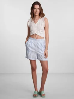 PCLOA SL CROPPED TIE TOP BC