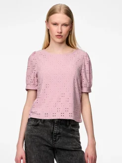 PCMIMI SS O-NECK TOP BC