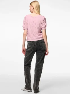 PCMIMI SS O-NECK TOP BC