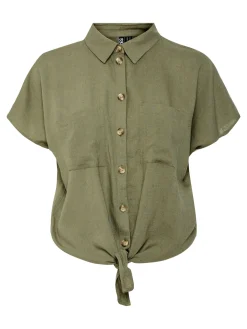 PCPIA SS TIE SHIRT WVN NOOS