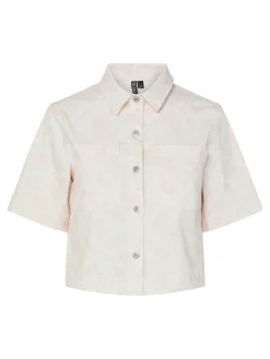 PCSALUME SS DENIM SHIRT