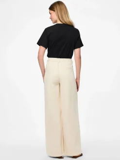 PCSAVANNA MW PULL UP DENIM PANT