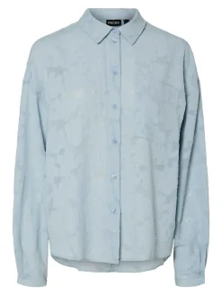 PCTIMMA LS SHIRT WVN