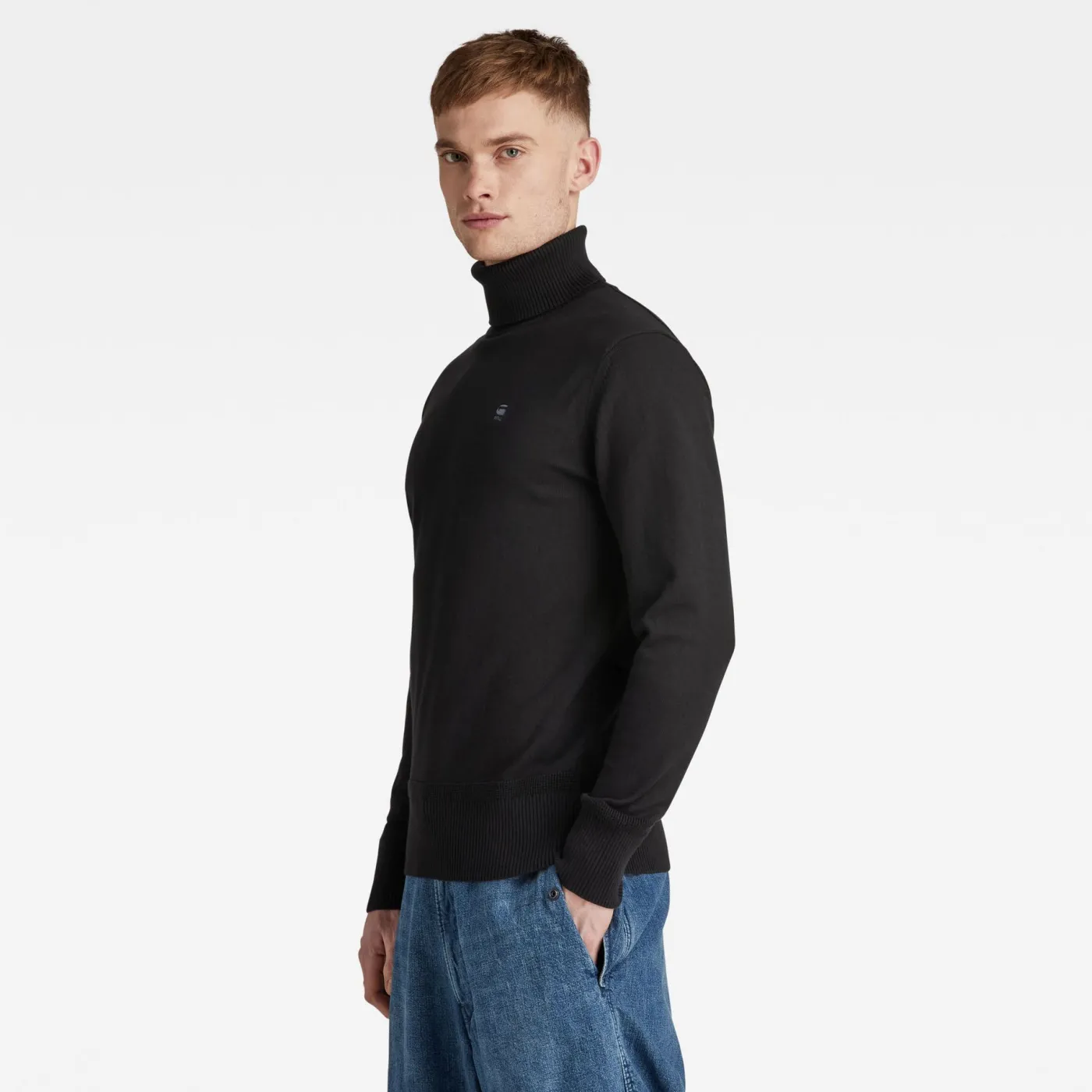 Premium core turtle knit 6484 - 6484 dk black