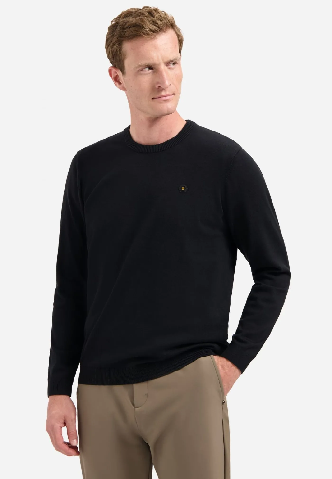 Pullover Crewneck 2 Coloured Melange