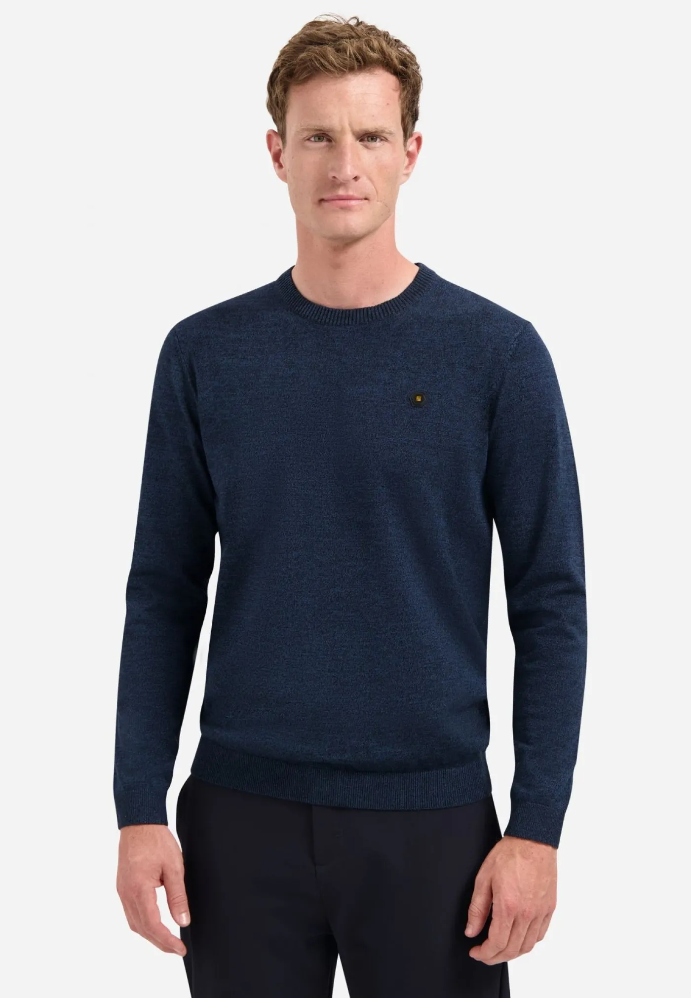 Pullover Crewneck 2 Coloured Melange
