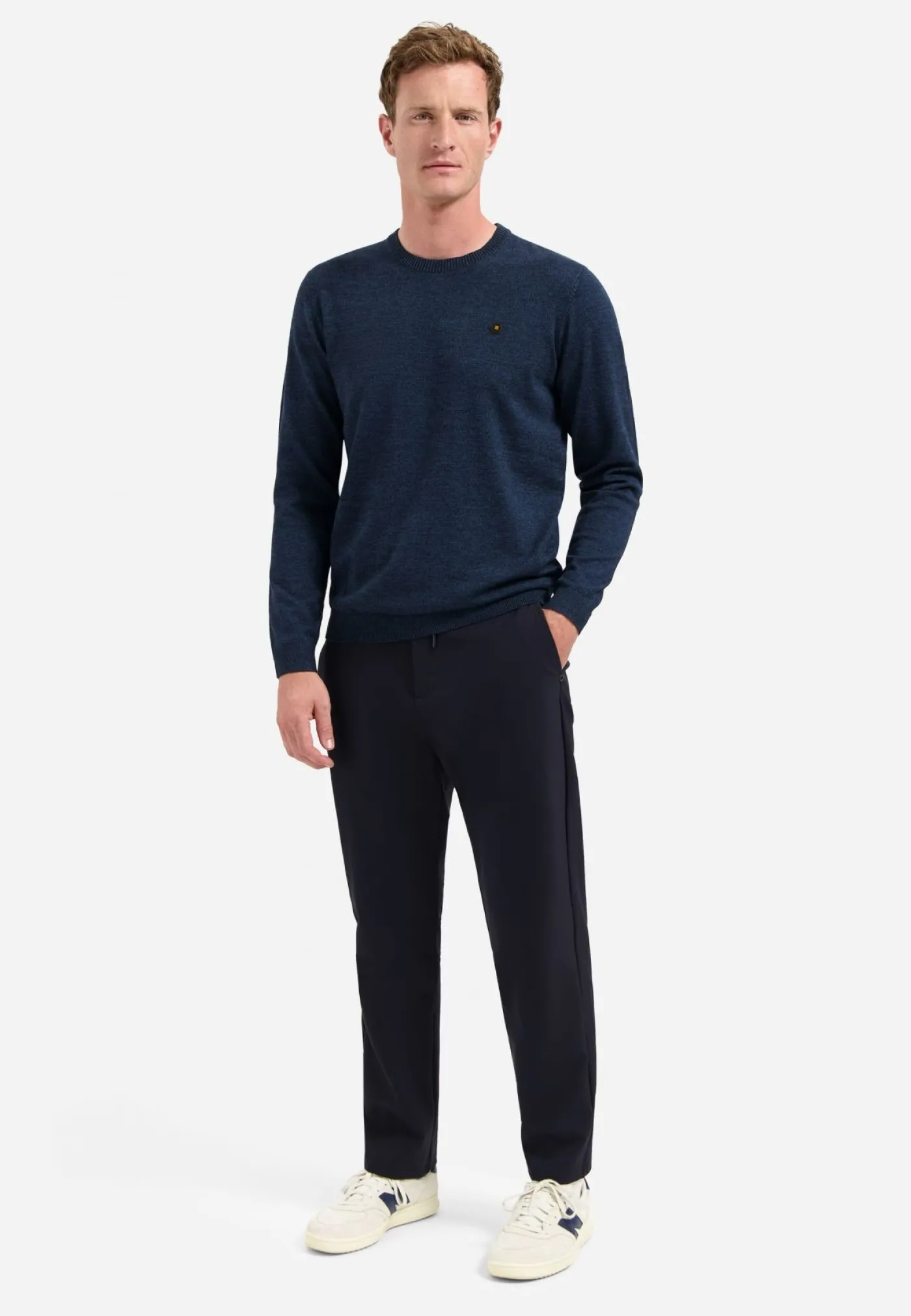 Pullover Crewneck 2 Coloured Melange