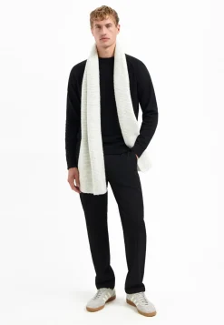 Pullover Crewneck Solid Waffle Knit