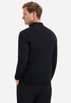 Pullover Half Zip 2 Coloured Melange