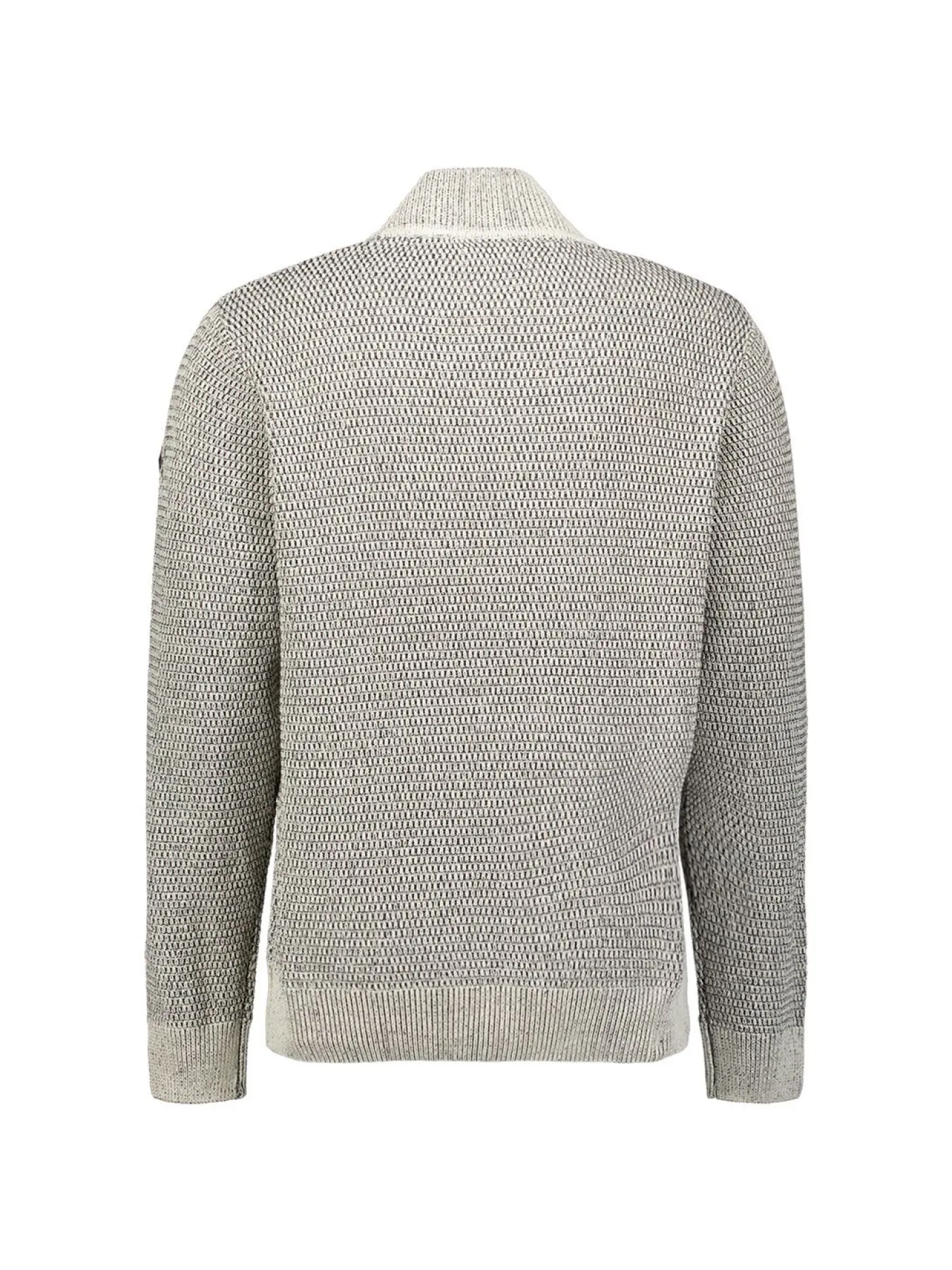 Pullover Half Zipper 2 Coloured Melange