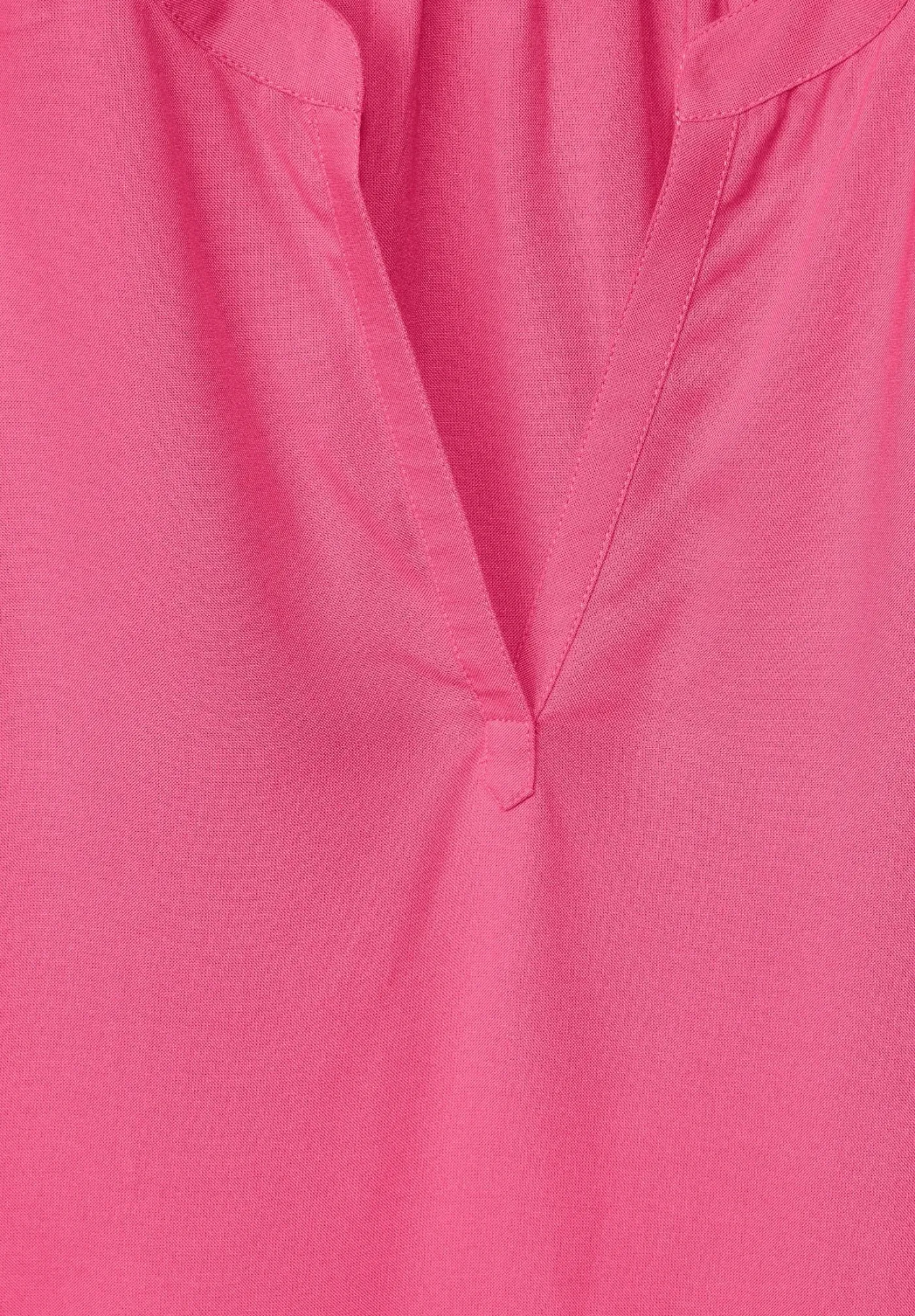 Qr shirtblouse w splitneck