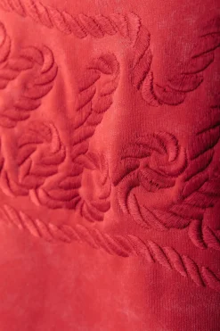 Rebel Braid Acid Wash Dropped Shoulder Sweat