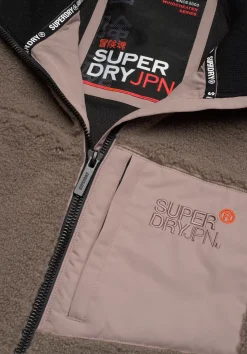 Relaxed fleece trekker jacket