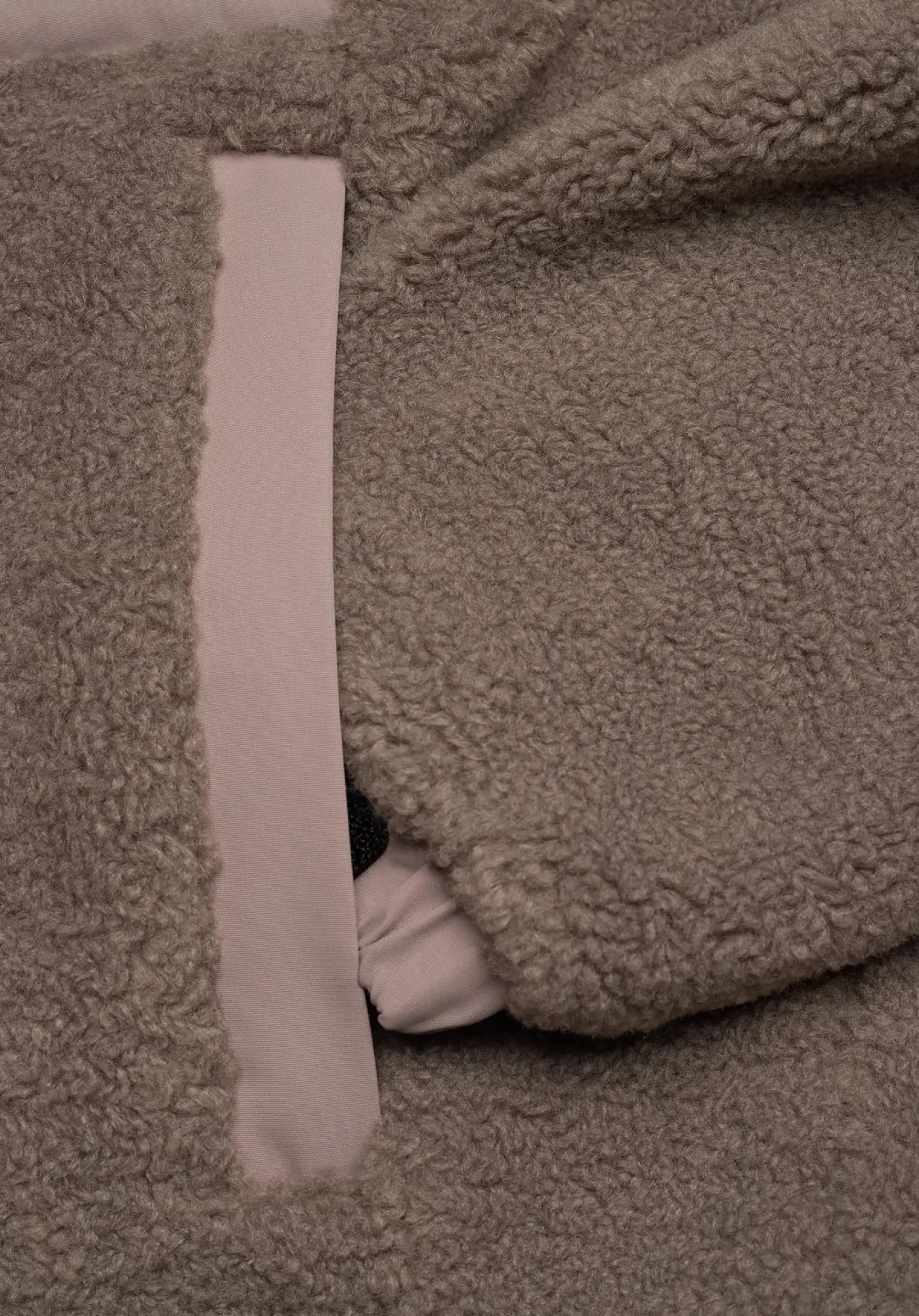 Relaxed fleece trekker jacket