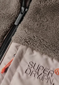 Relaxed fleece trekker jacket