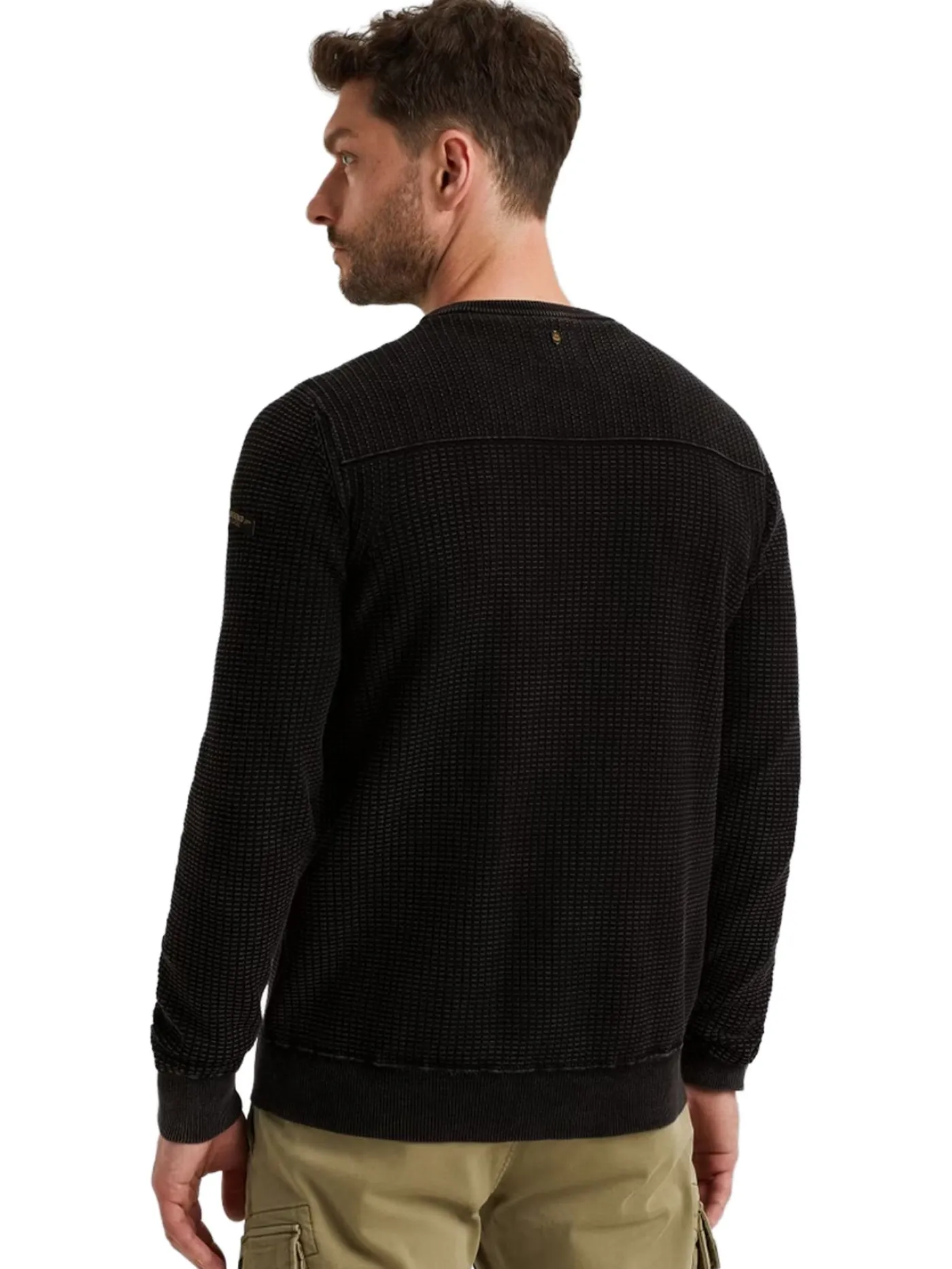 R-neck cotton garment dye stone wa