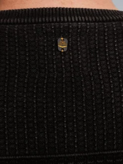 R-neck cotton garment dye stone wa