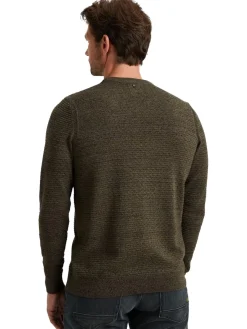 R-neck cotton mouline