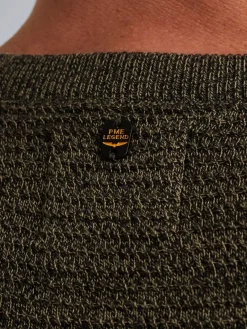 R-neck cotton mouline