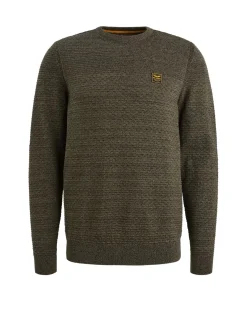 R-neck cotton mouline