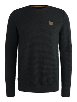 R-neck cotton mouline