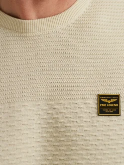 R-neck cotton mouline