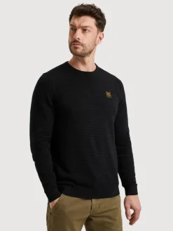 R-neck cotton mouline