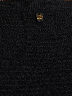 R-neck cotton mouline