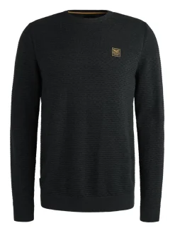 R-neck cotton mouline