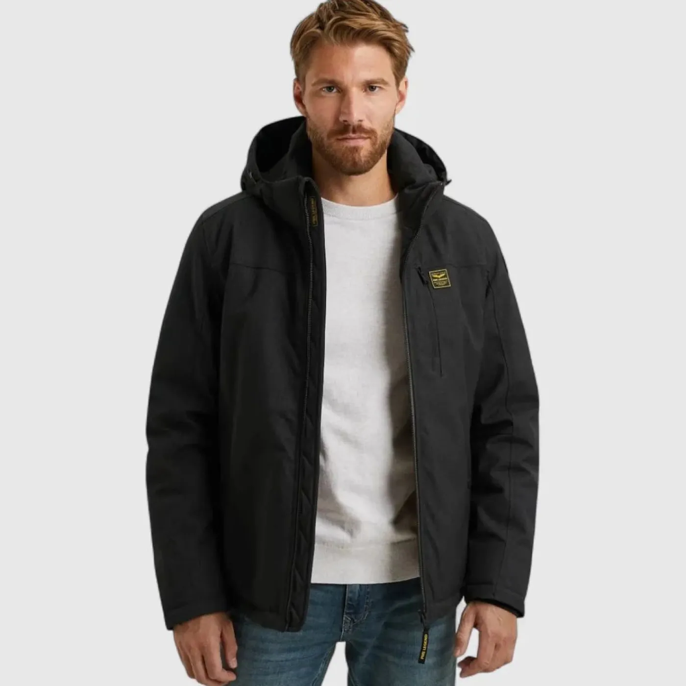 Semi long jacket STRATOR Melange T