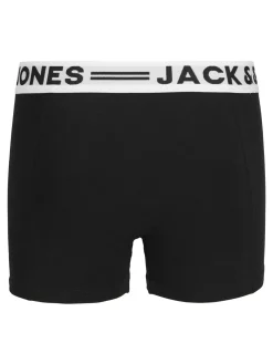 SENSE TRUNKS 3-PACK NOOS JNR - Black/Black & Black