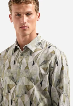 Shirt Allover Printed Fine Corduroy