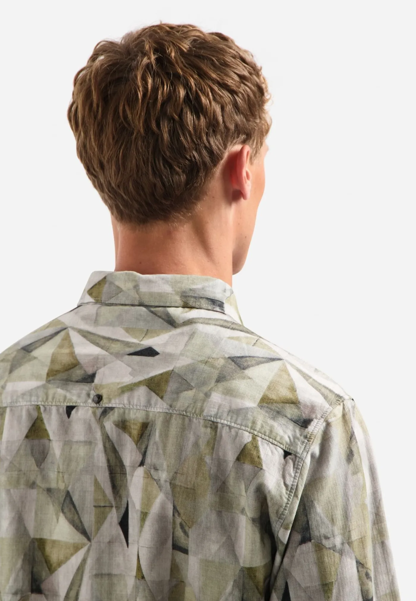 Shirt Allover Printed Fine Corduroy