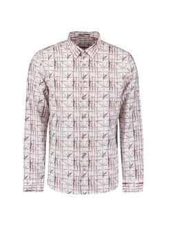 Shirt Allover Printed With Linen