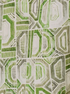 Shirt Short Sleeve Allover Printed With Linen