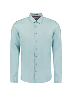 Shirt Solid With Linen