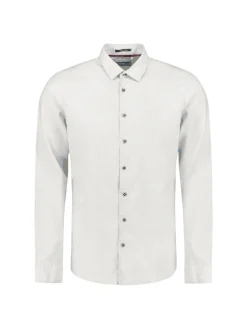 Shirt Solid With Linen