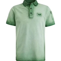 Short sleeve polo Cold dye pique