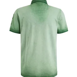 Short sleeve polo Cold dye pique