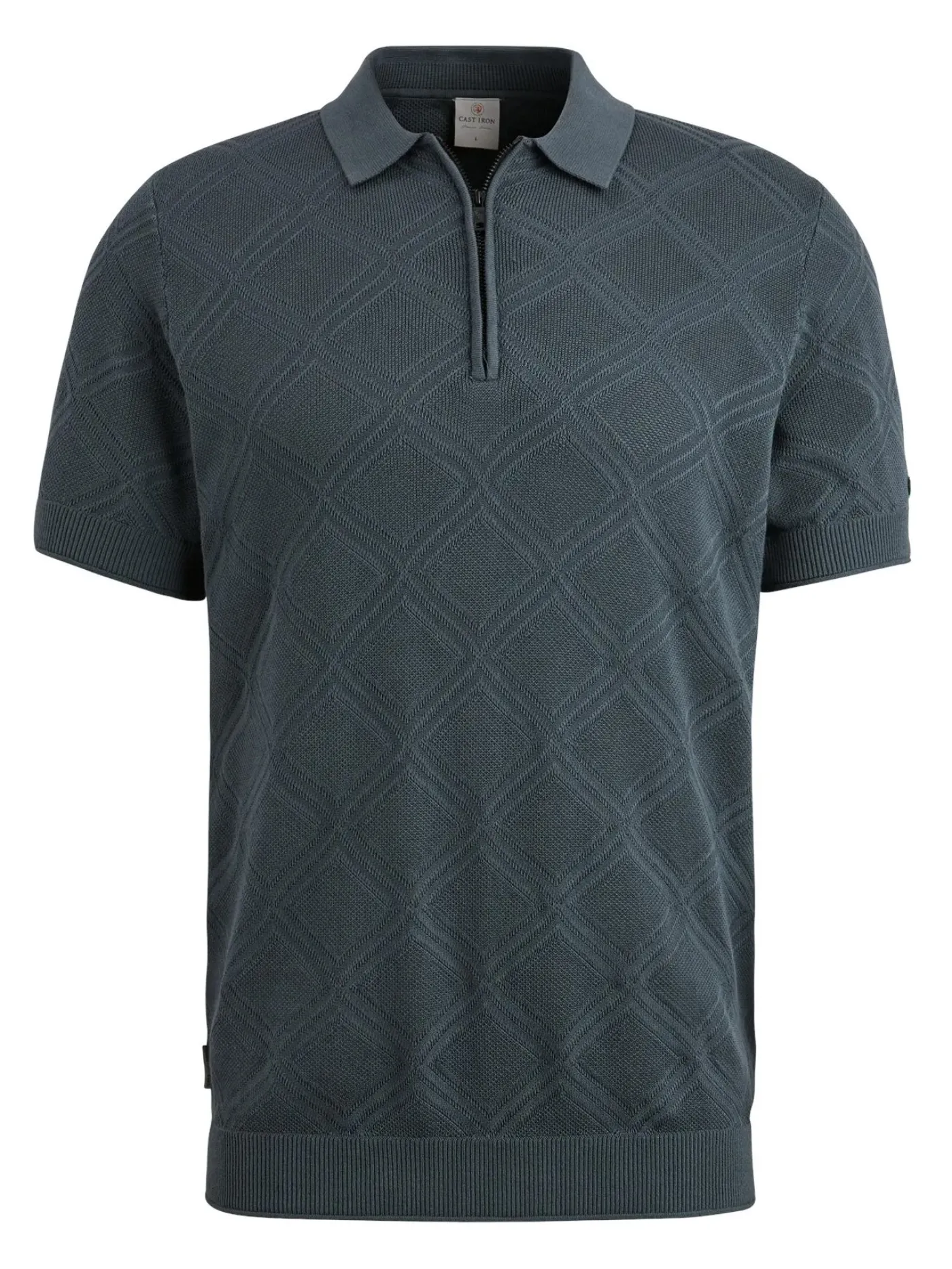 Short sleeve polo cotton modal