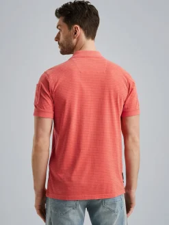 Short sleeve polo Melange striped