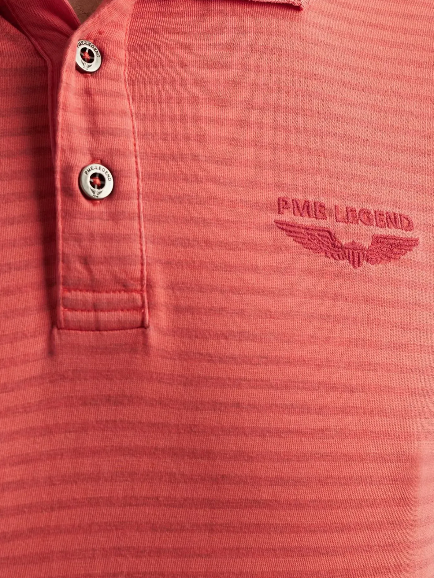 Short sleeve polo Melange striped