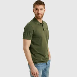 Short sleeve polo Melange striped