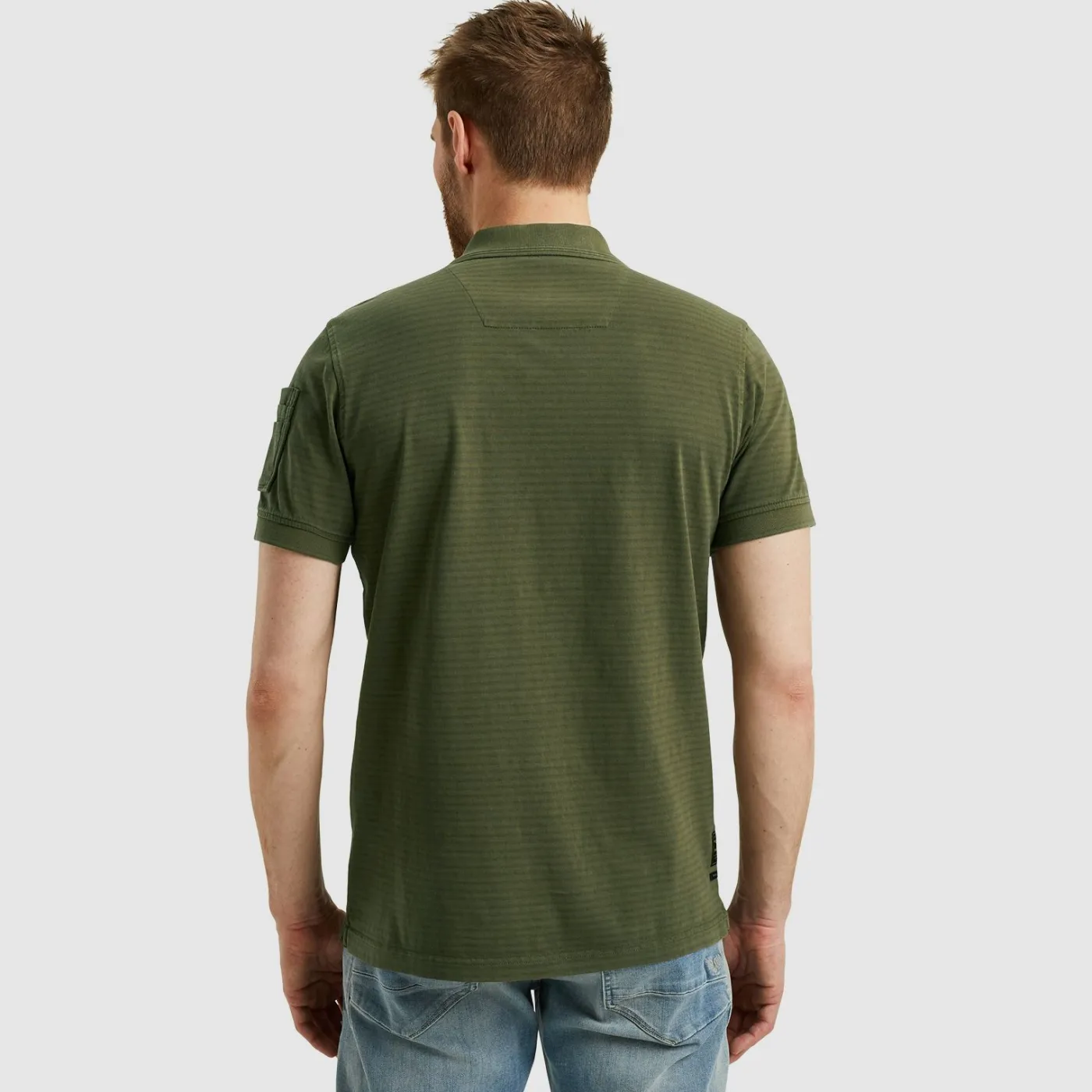 Short sleeve polo Melange striped