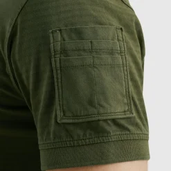 Short sleeve polo Melange striped