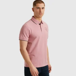 Short sleeve polo stretch pique pa