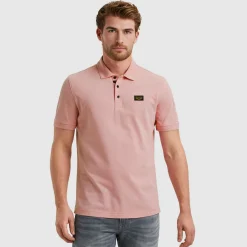 Short sleeve polo trackway polo