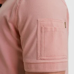 Short sleeve polo trackway polo