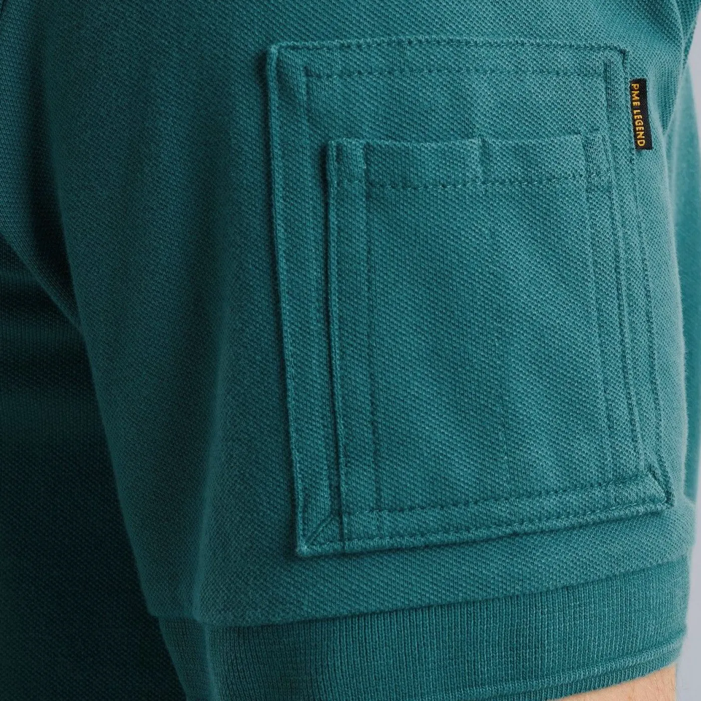 Short sleeve polo trackway polo